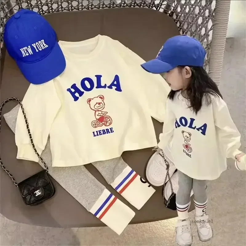 Toddler Legging Set - Sonbahar çocuk Moda Spor Seti Bebek