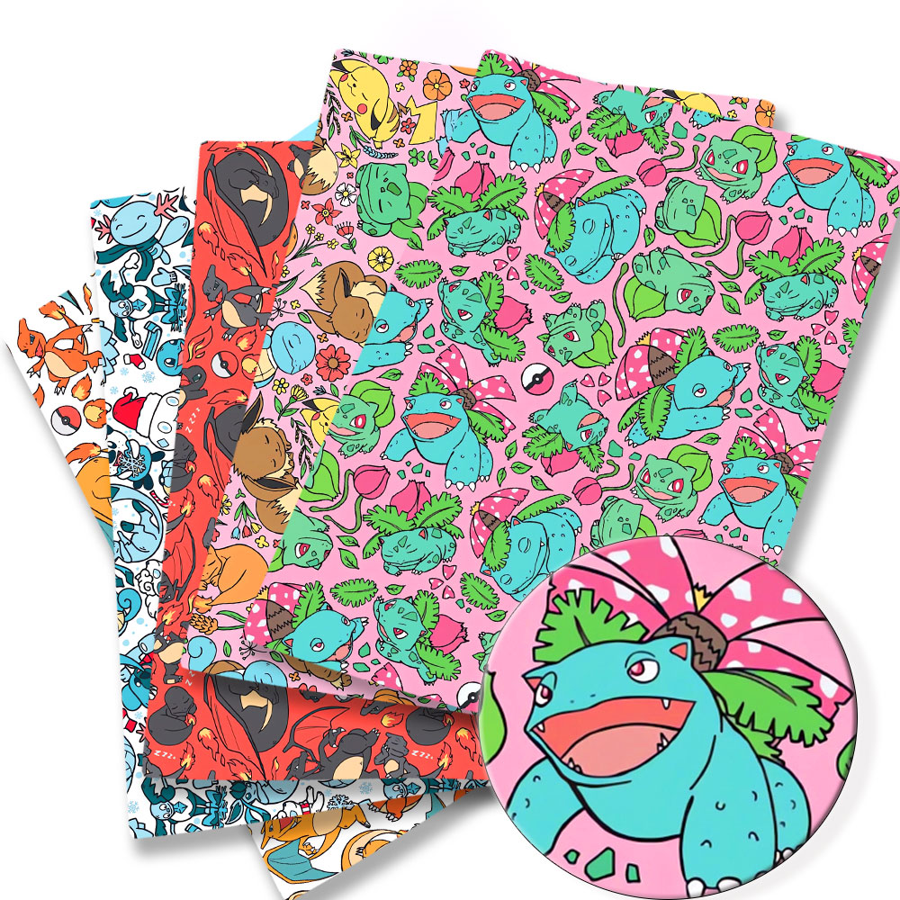 Baby Clothing 1 Year Old - Pokemon Karikatür Fabric140*50 cm El Yapımı