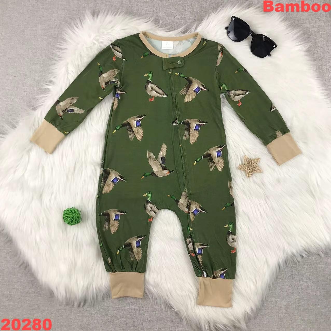 Bamboo Bodysuit Baby - Bambu Elyafı Siyah Beyaz İnek Desenli