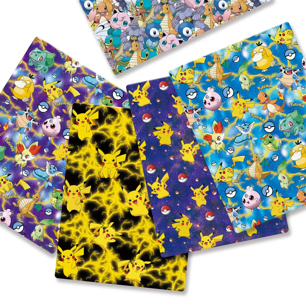 Baby Clothing Model - Pokemon Karikatür Fabric140*50 cm El Yapımı