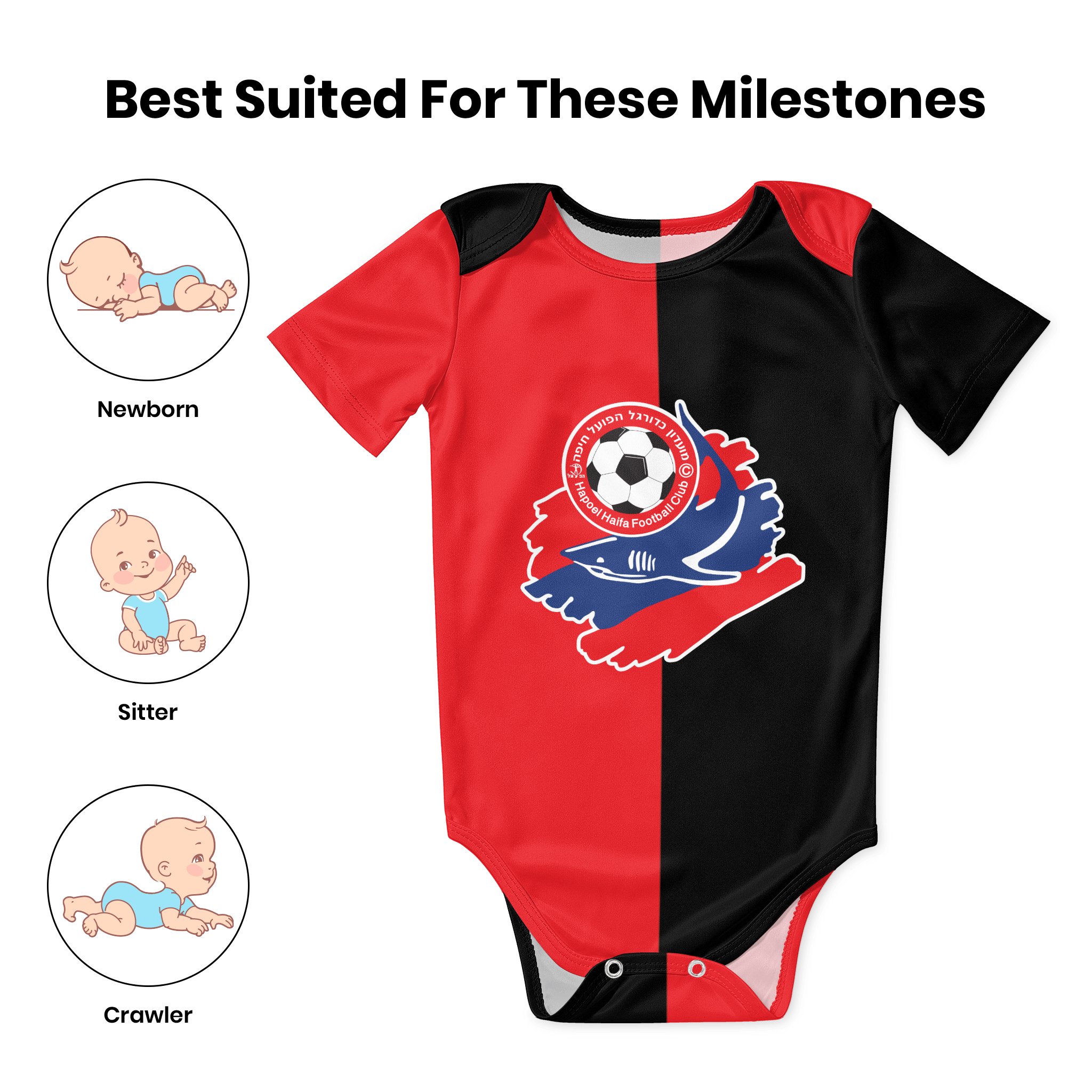 Hapoel Haifa bebek Bodysuit Un - Baby Clothing Sets Boy incelemesi ve fiyatı