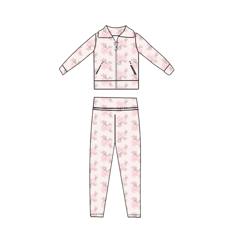 Çocuk Giysileri Pembe Fiyonklu - Toddler Legging Set incelemesi ve fiyatı