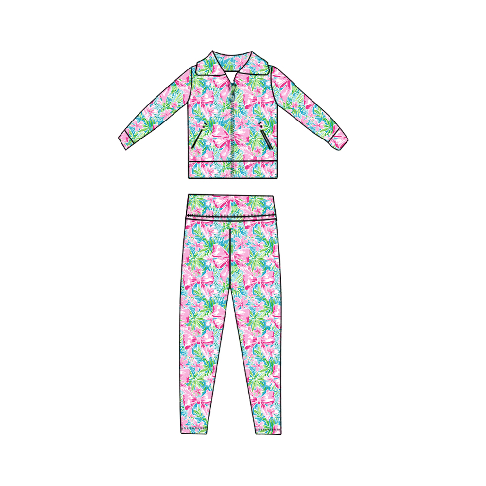Çocuk Giysileri Pembe Fiyonklu - Toddler Legging Set incelemesi ve fiyatı