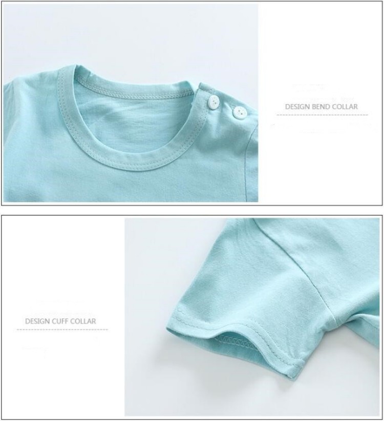 Pamuk Tees + Şort 2 parçalı eş - Baby Clothing Sets Boy incelemesi ve fiyatı