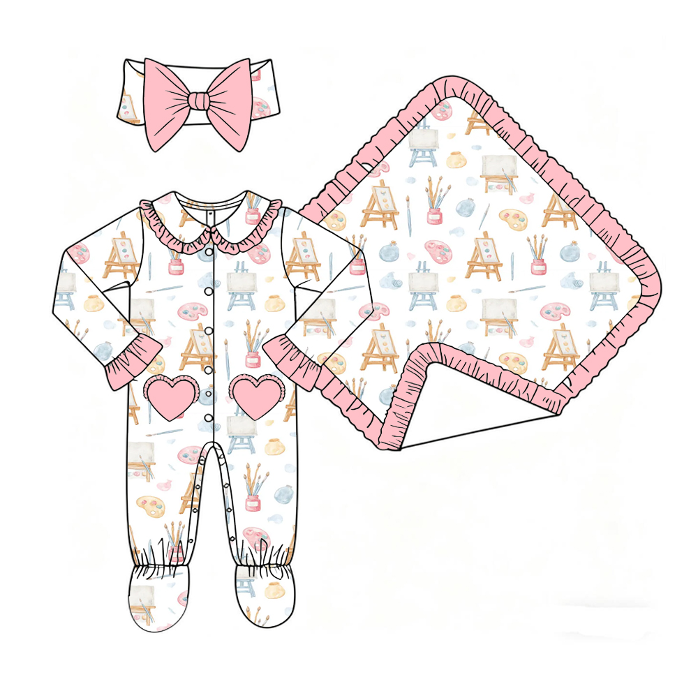 Kız Çocukları Çiçek Desenli Bo - Toddler Legging Set incelemesi ve fiyatı